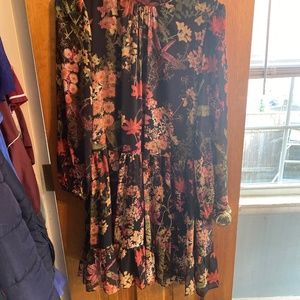 Floral dress.  Worn only once.